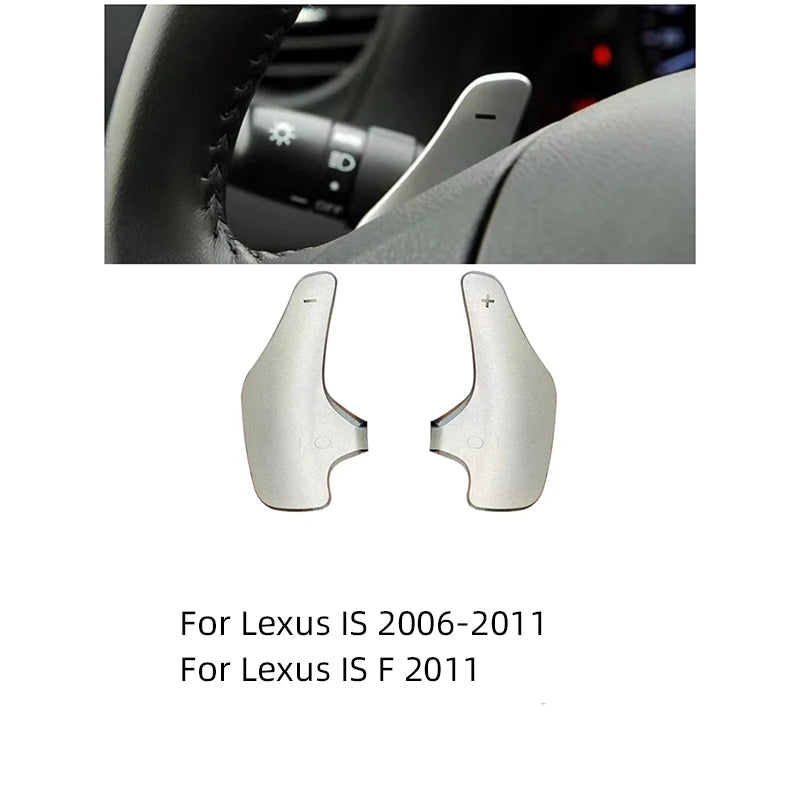 Lexus IS Carbon Fiber Paddle Shift Extensions for Enhanced Control