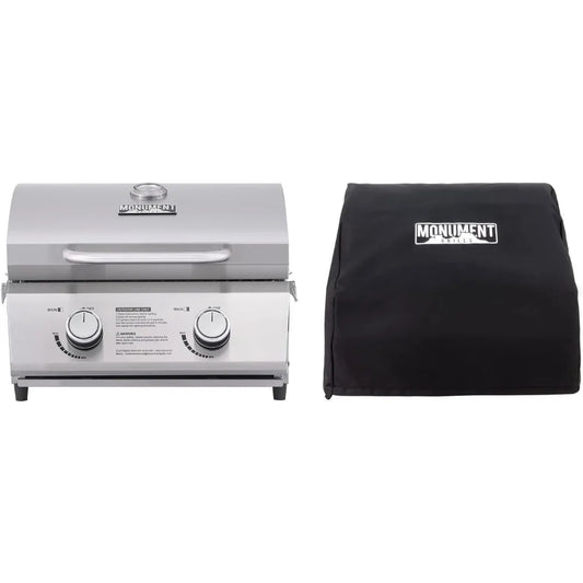 Portable Propane Gas Grill for Outdoor Camping and BBQ Cooking