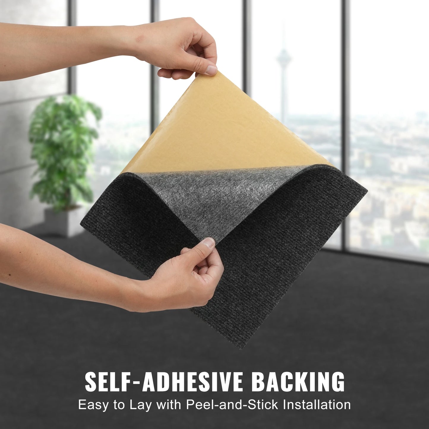 Peel and Stick Soft Carpet Tiles for Easy Floor Makeover