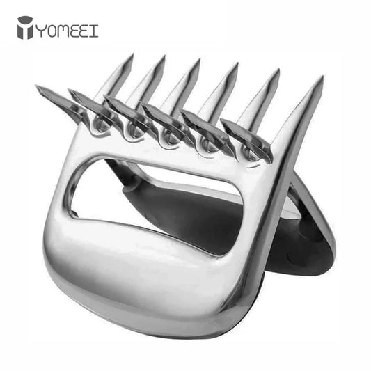 YOMEEI Stainless Steel Bear Claw Meat Shredder Tool Set