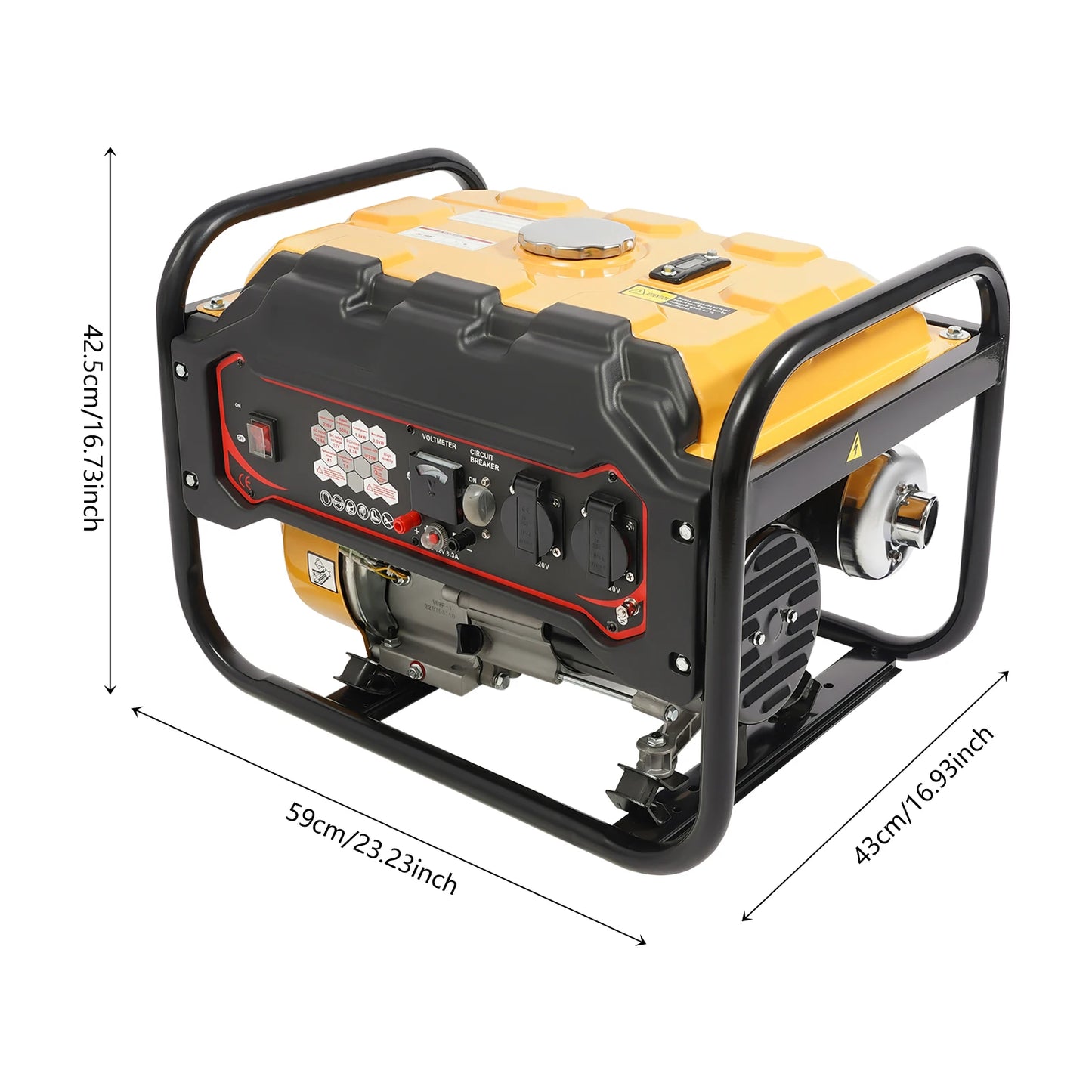 Portable 2000W Generator for Camping and Home Backup Use