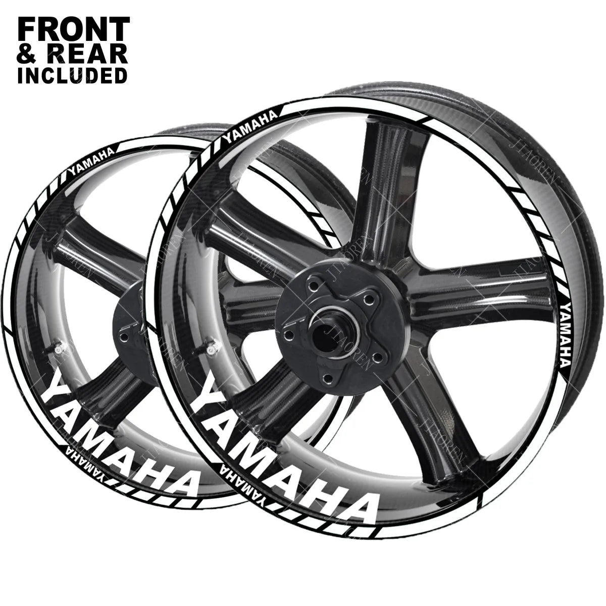 Yamaha Wheel Logo Sticker Rim Decal Vinyl Set Kit Pro