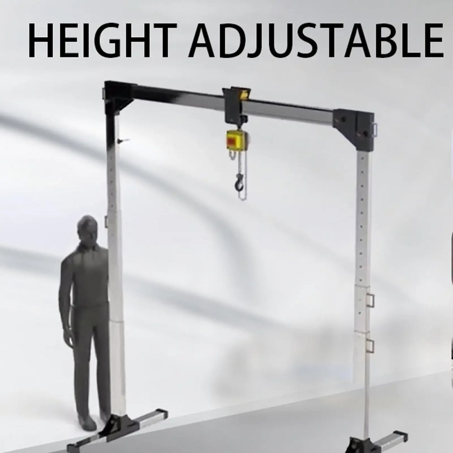 Aluminum Portable Gantry Crane With Height Adjustment