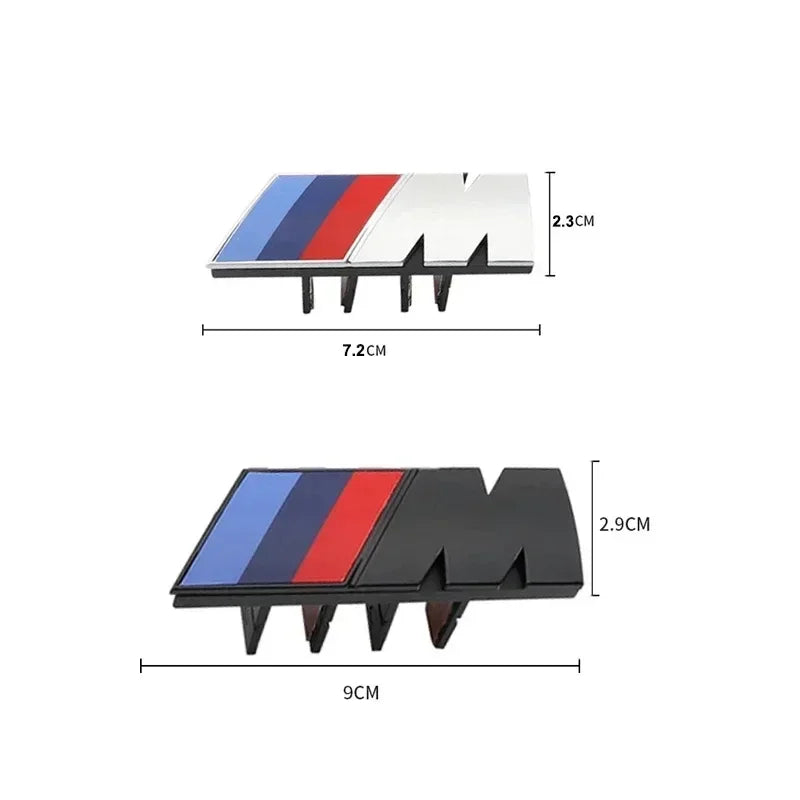 BMW ABS Sport M 3D Badge Logo Sticker For X Series Cars