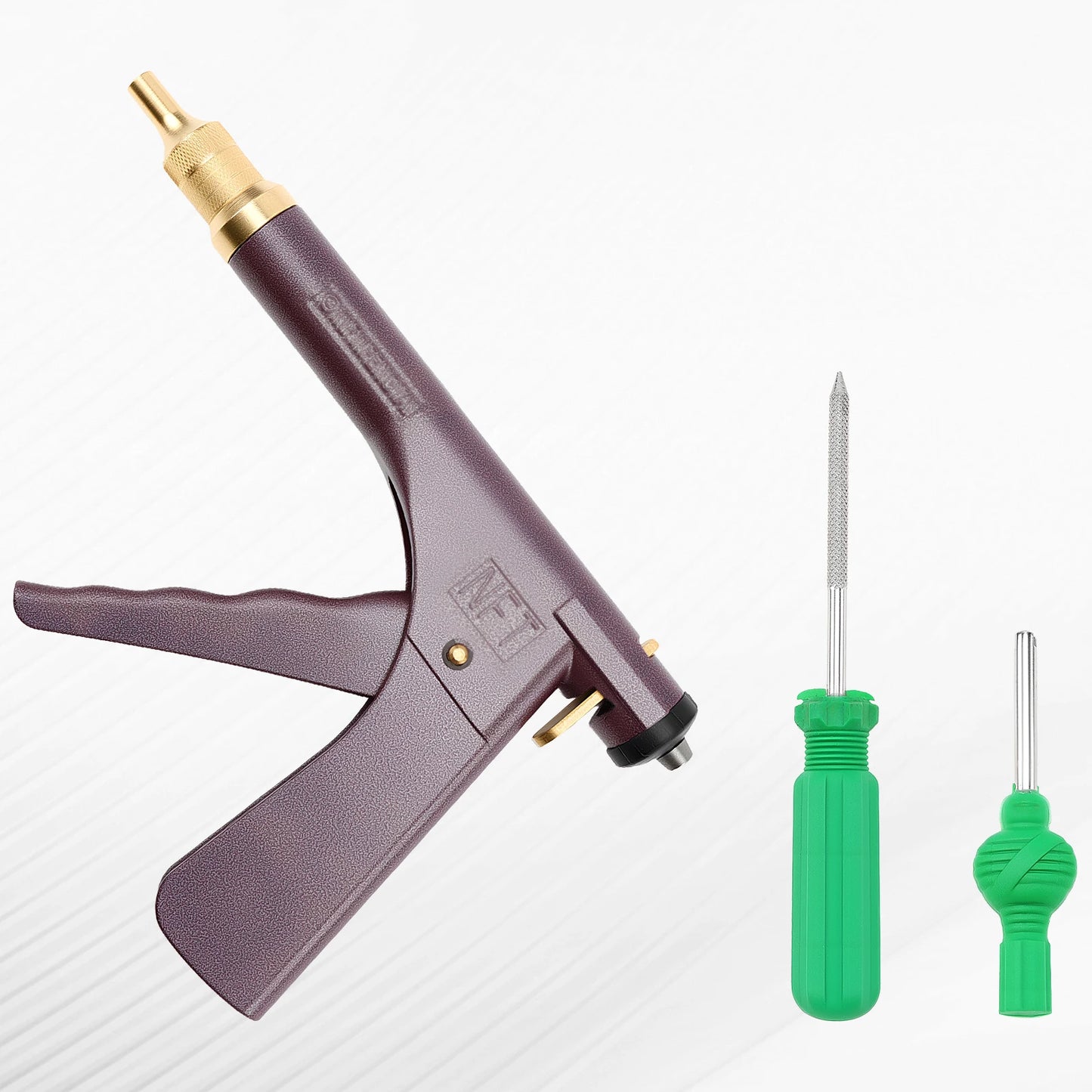 Tubeless Tire Repair Kit For Auto Motorcycle Car Puncture Plug Vacuum Gun