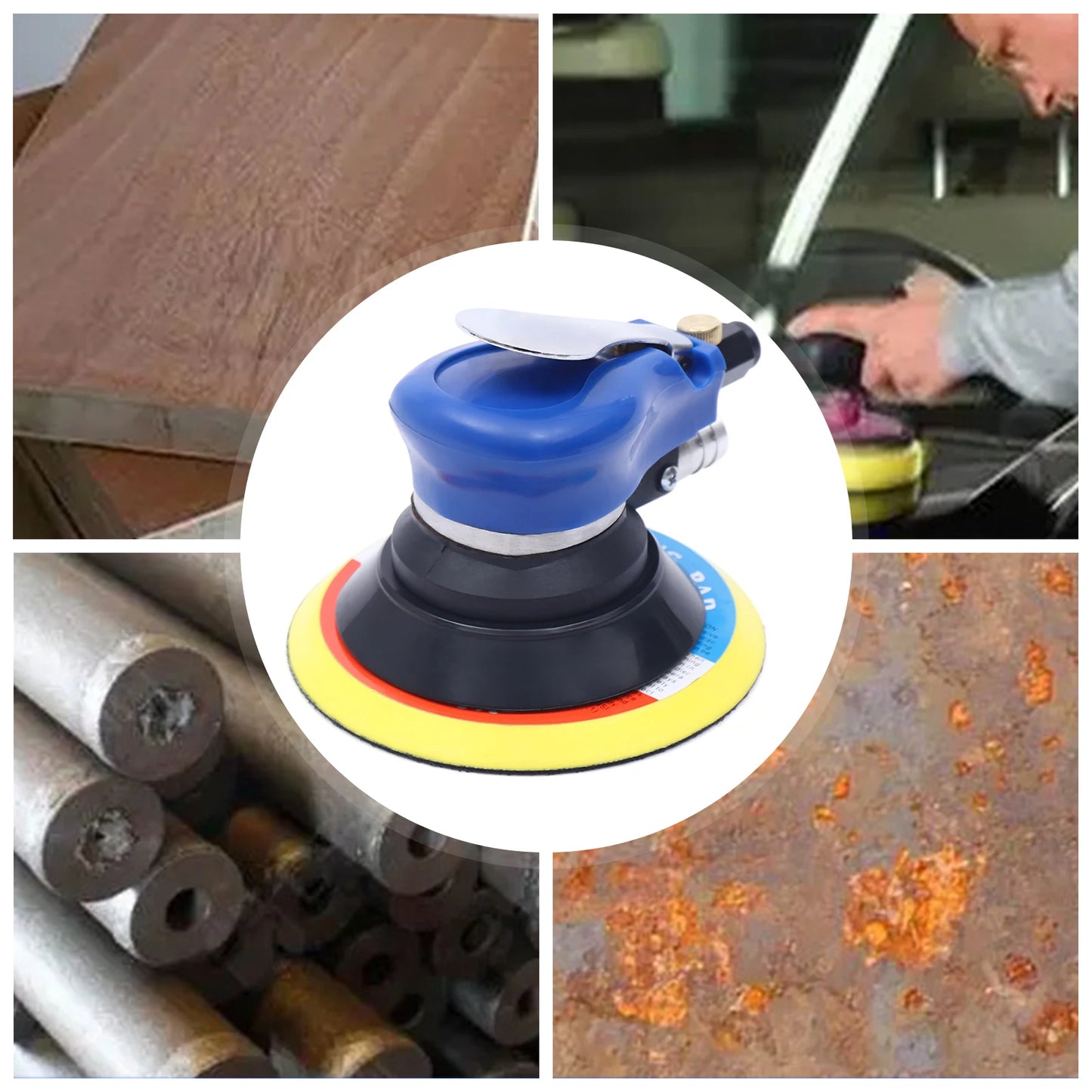 Sanding Machine Polisher for Rust Removal and Fine Polishing