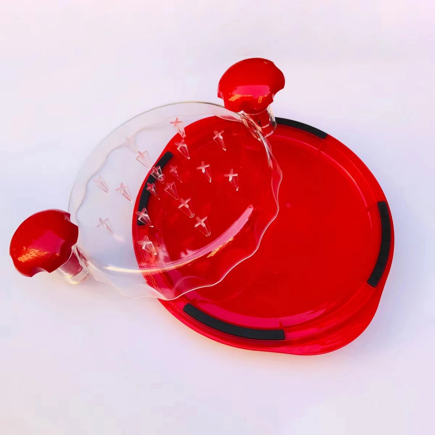 Efficient Chicken Shredder with Clear Lid and Ergonomic Handle