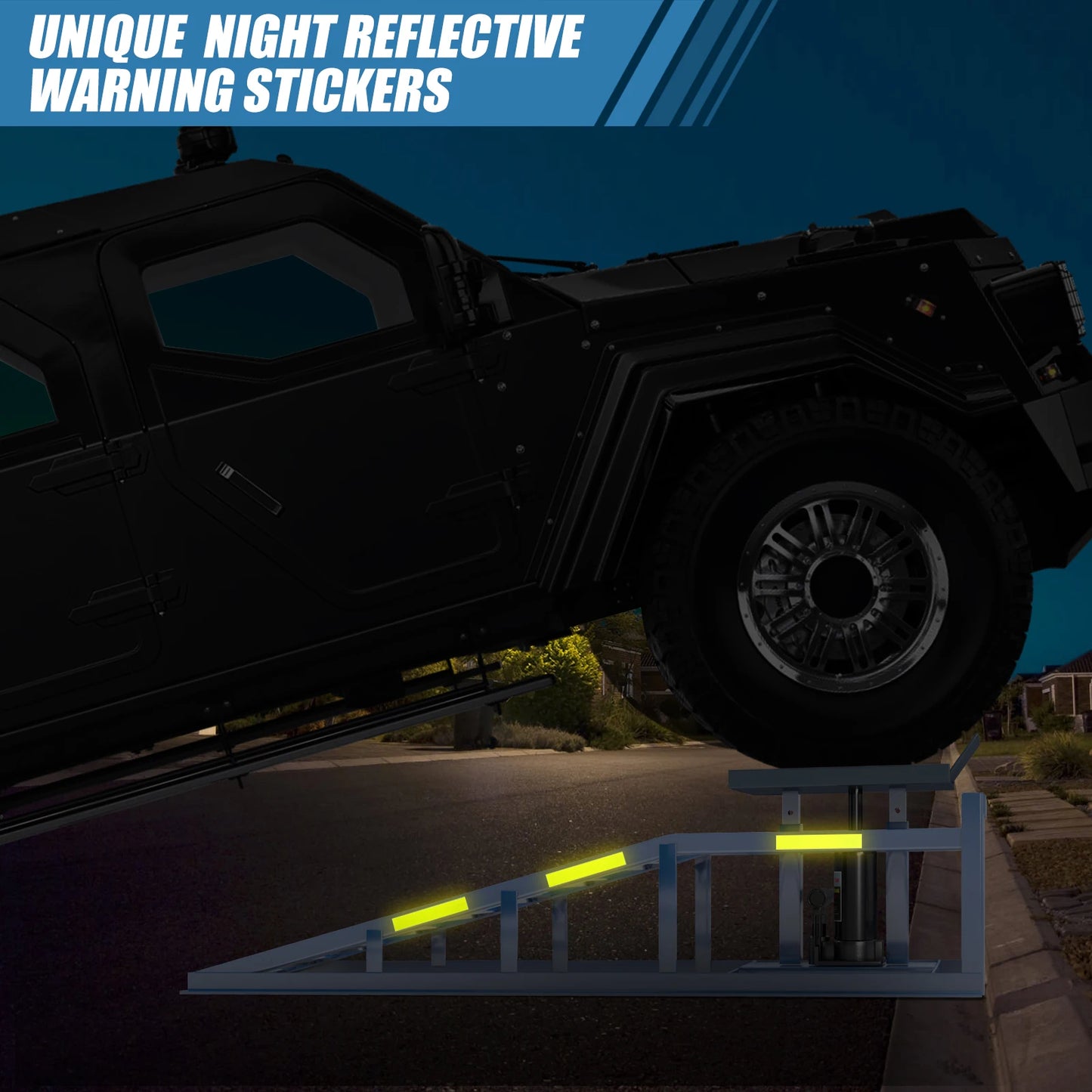 Hign-concerned Car Ramps 2-Piece Steel Hydraulic Lifting Set