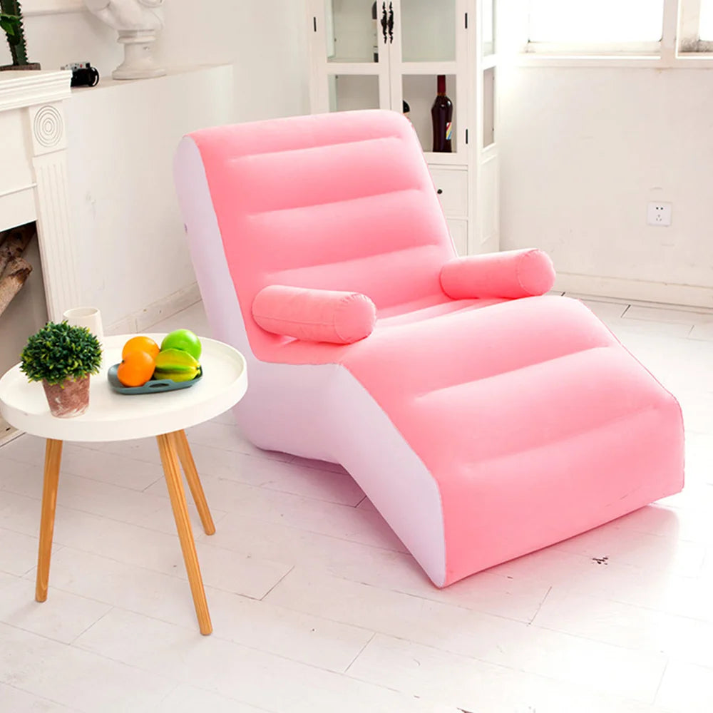 S Shape Inflatable Sofa Chair for Modern Living Room Style