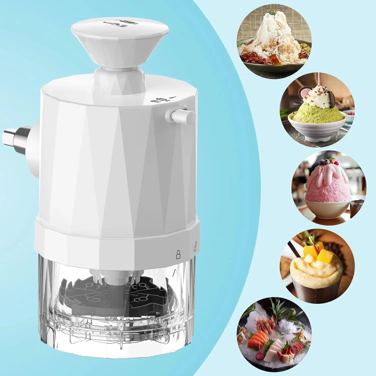 Shaved Ice Attachment for KitchenAid Stand Mixer and Snow Cones