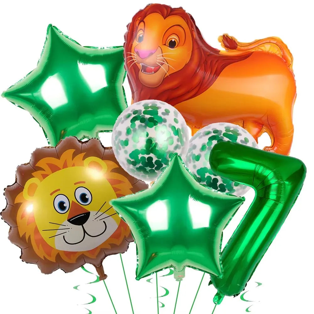 Lion King Simba Birthday Party Disposable Tableware and Decor Set