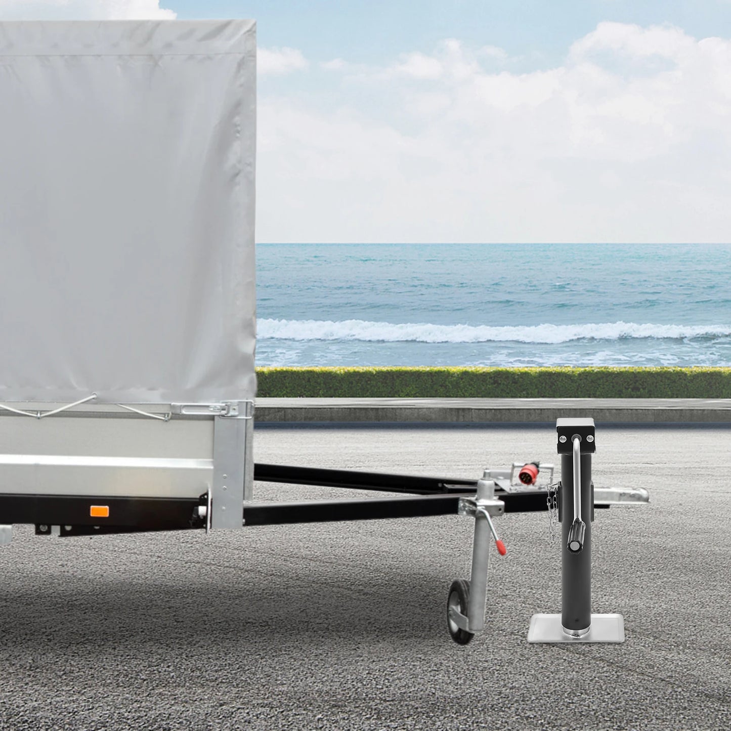 Trailer Jack With Manual Pump Profile Floor Jack 1 Ton