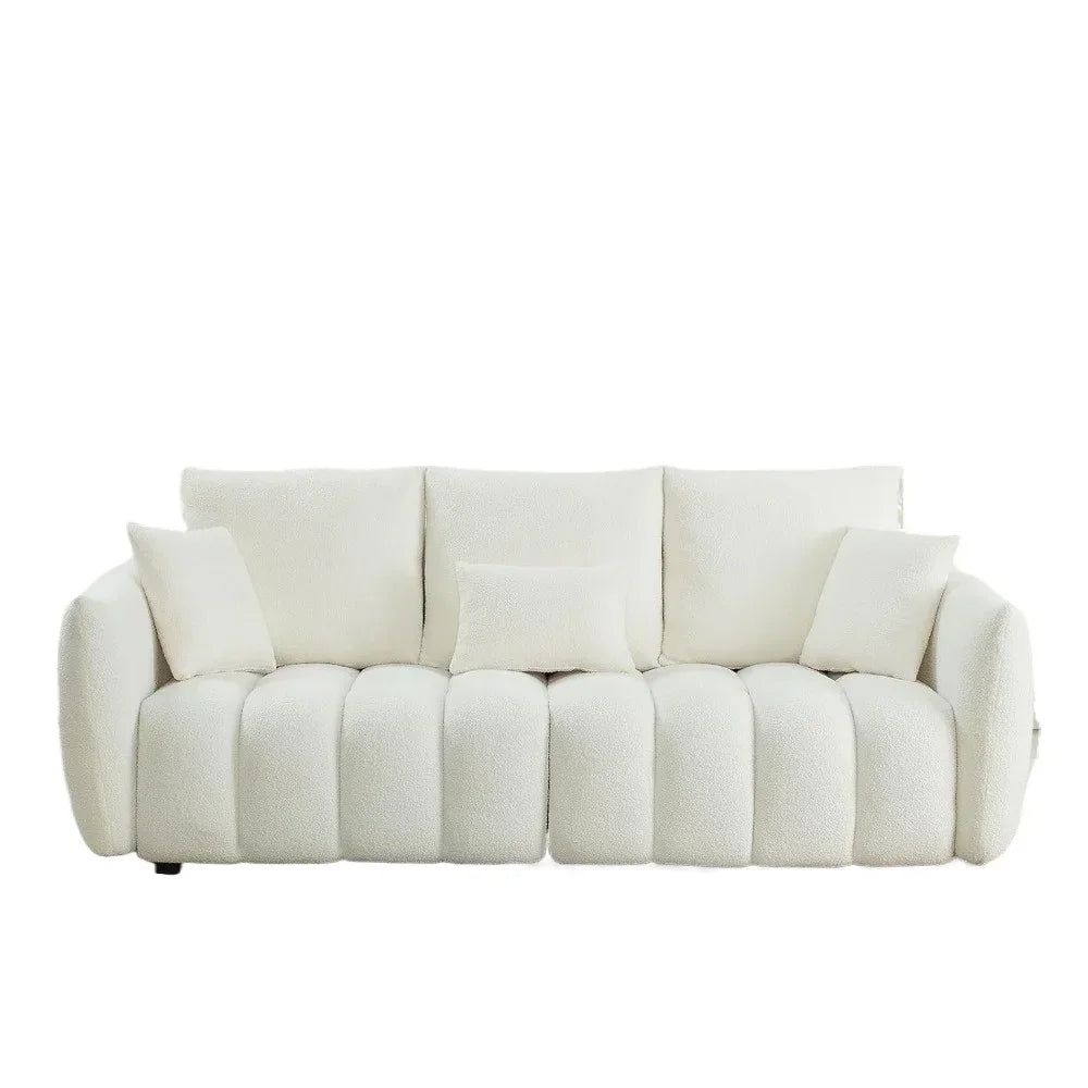 Modern Comfy Deep Seat Teddy Cloud Sofa for Living Room