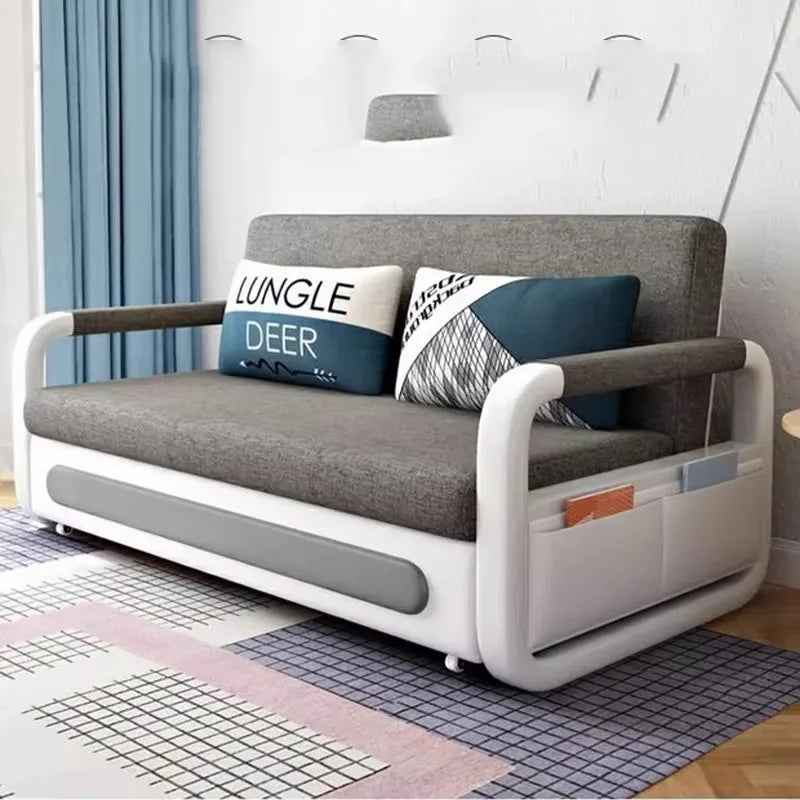 Modern Luxury Folding Sofa Bed with Storage for Living Room