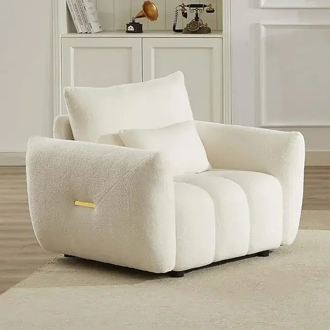 Modern Comfy Deep Seat Teddy Cloud Sofa for Living Room