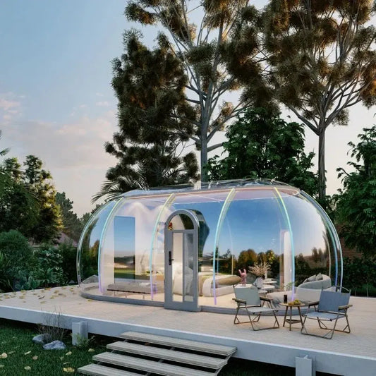 5.9 Meter Outdoor Dome Tent Transparent Starry Sky Capsule Tent Waterproof Igloo Tent
