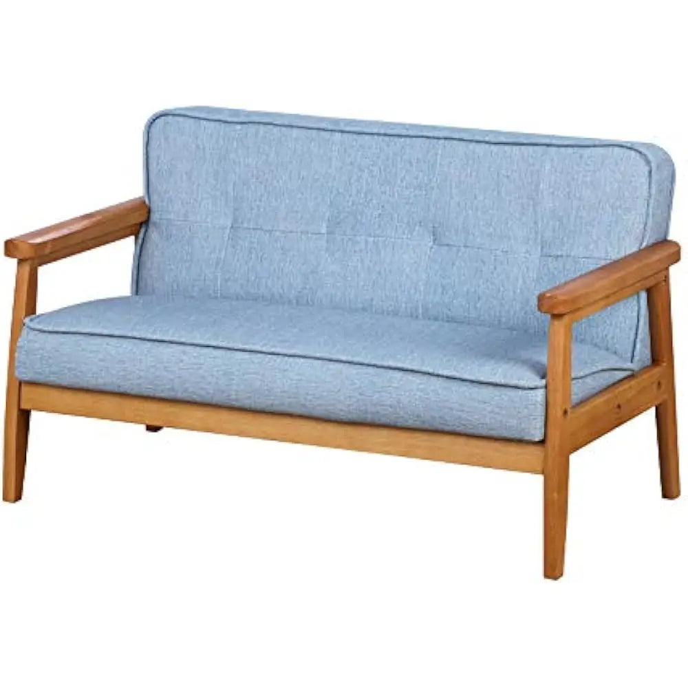 Combination Modern Living Sofa Seater Couch With Wood Arms