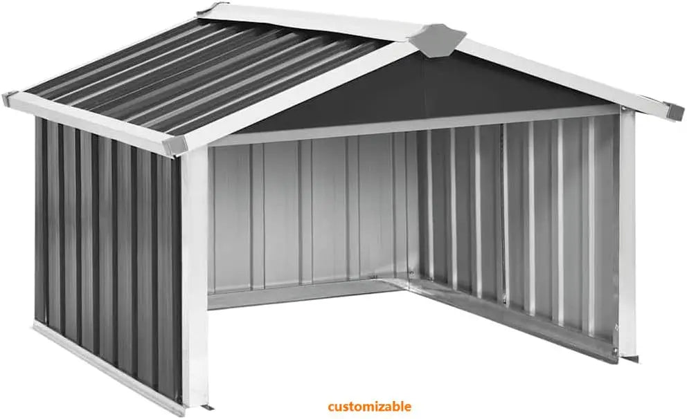 XMSJ Garden Robot Lawnmower Shed Galvanized Steel Garage