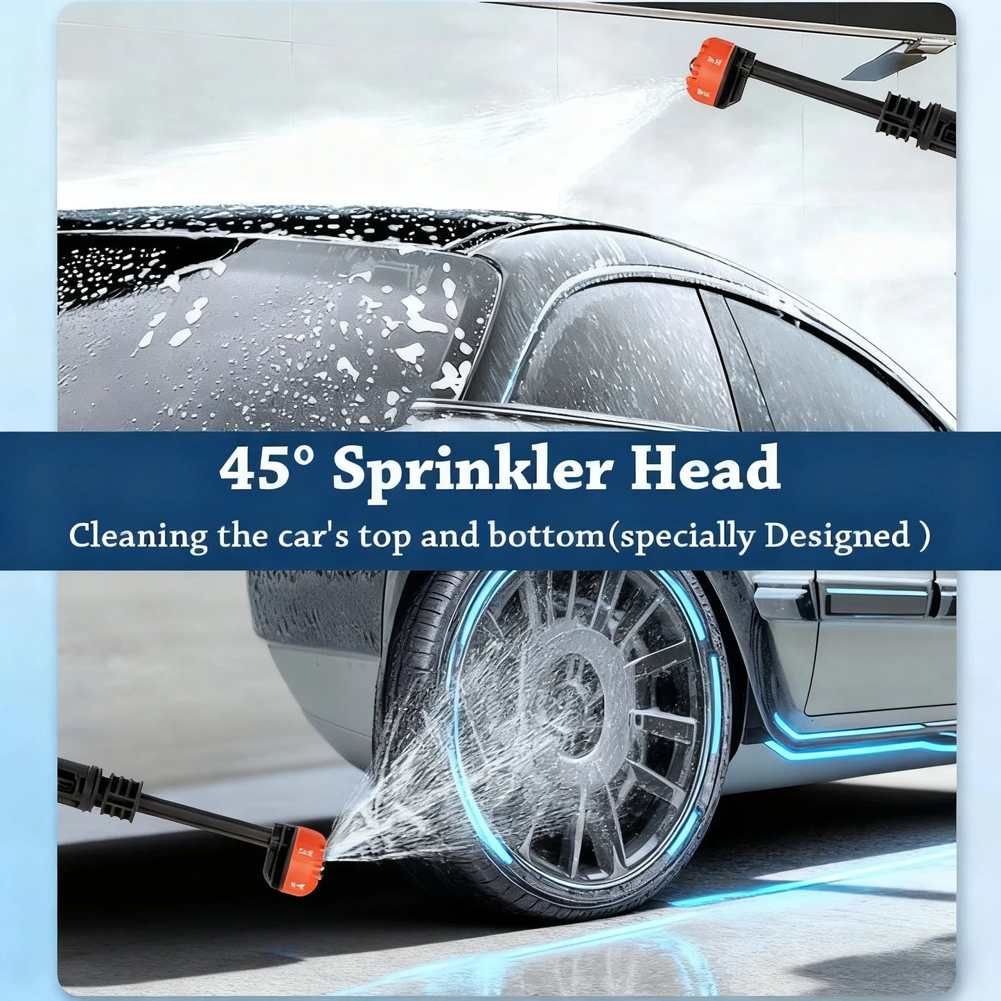 Power Blaster Plus Cordless Pressure Washer For Car Cleaning