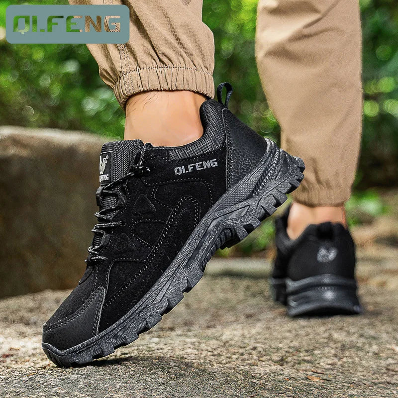 QIFENGCN Unisex Adventure Sneakers Durable Non Slip Hiking Shoes