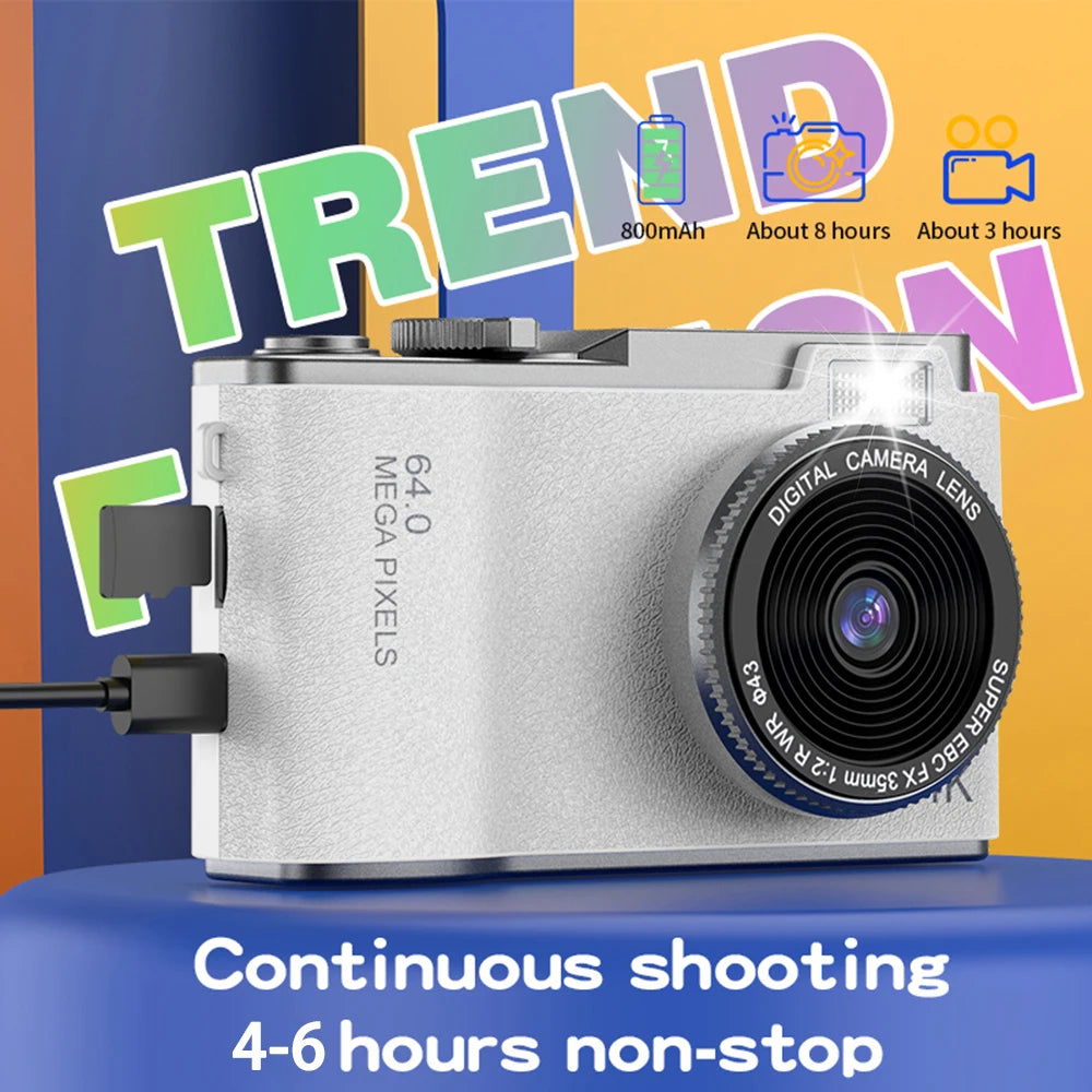Compact Digital Camera for Kids with Autofocus and Zoom