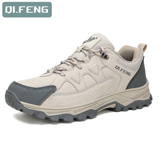 QIFENGCN Unisex Adventure Sneakers Durable Non Slip Hiking Shoes