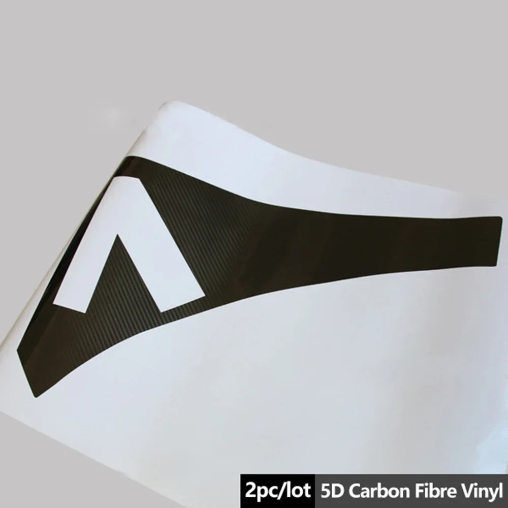 For Mini Cooper S One D JCW R56 Hatchback 2 Pcs Union Jack Car Fender 5D Carbon Fiber Vinyl Sticker Auto Body Decals Accessories