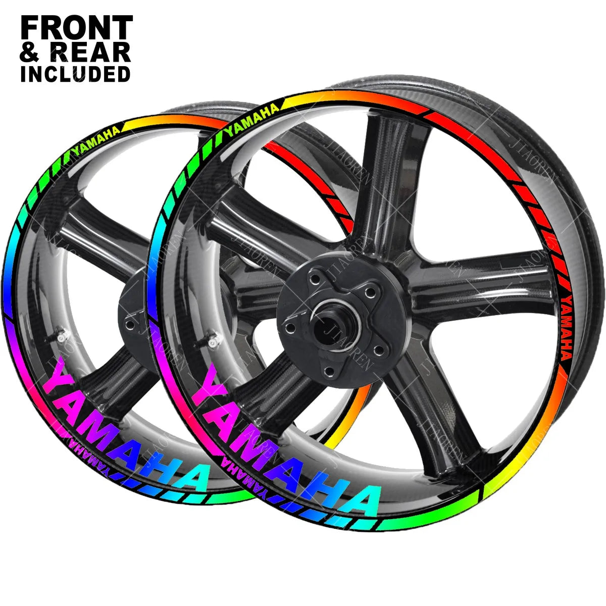 Yamaha Wheel Logo Sticker Rim Decal Vinyl Set Kit Pro