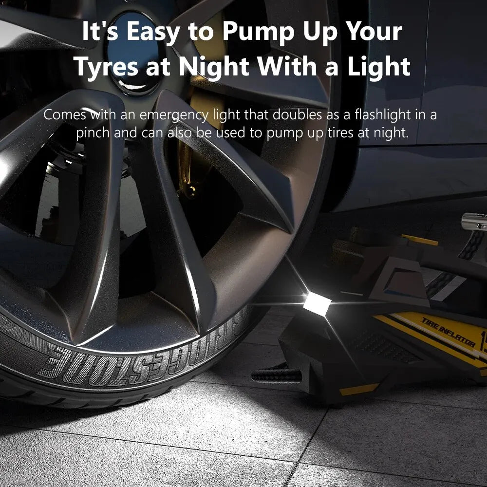 CARSUN 12V Car Air Compressor Inflator Upgraded 150 PSI