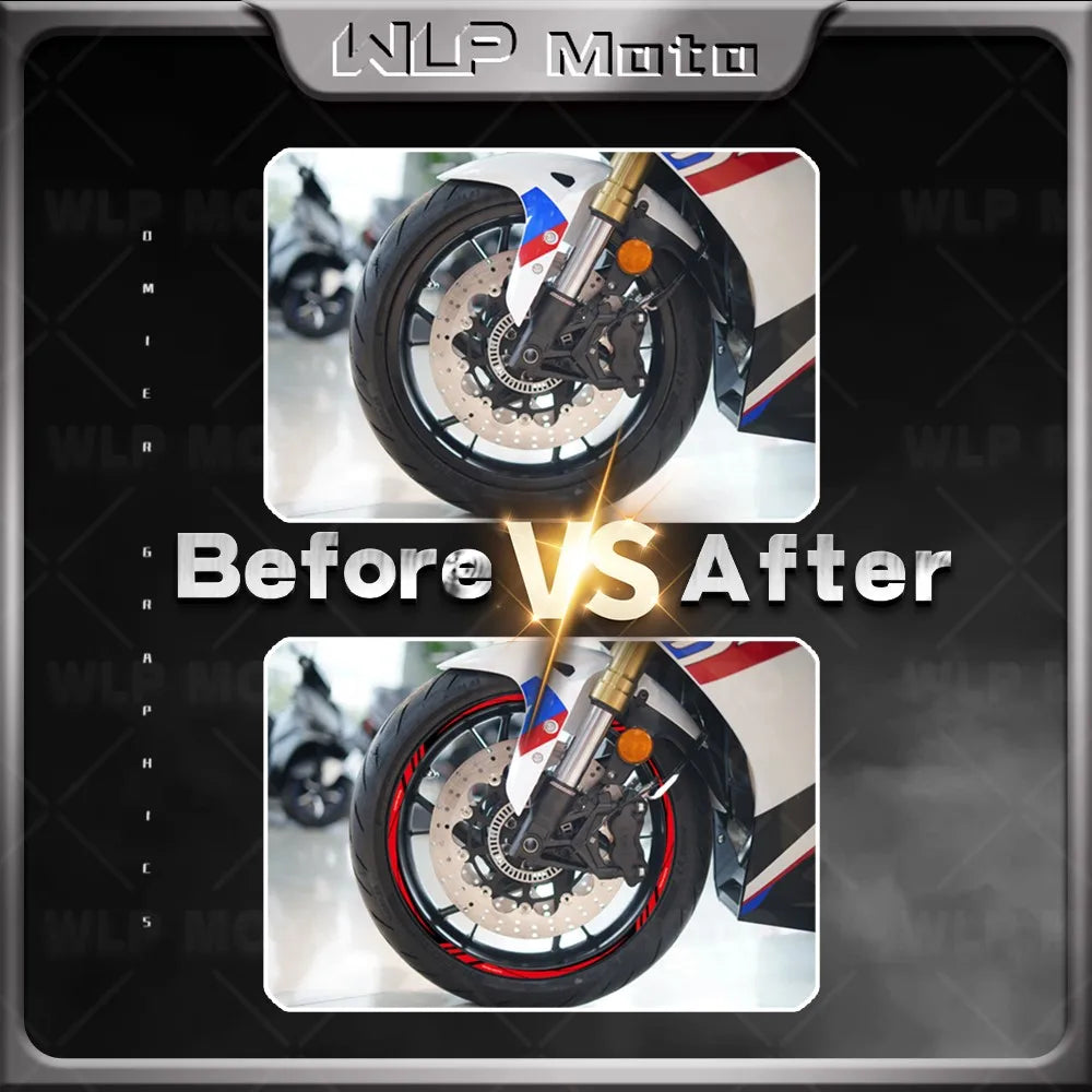 Choice Reflective Motorcycle Wheel Tape Stickers For Ducati