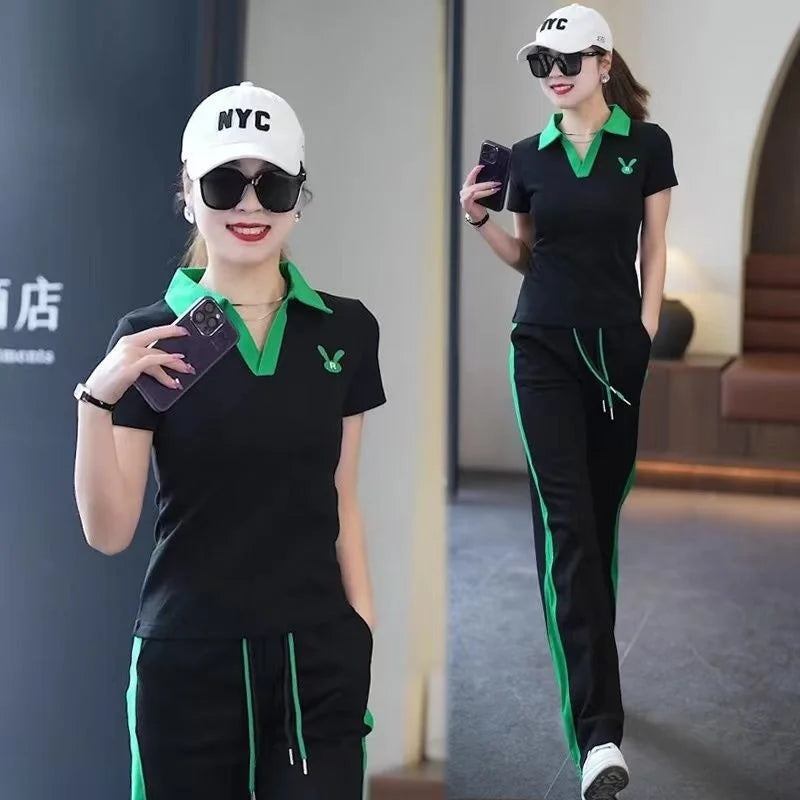 OEING Womens Casual Sports Knit Two Piece Comfort Set