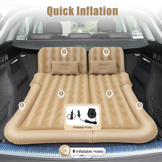 Inflatable SUV Air Mattress for Camping and Travel Adventures