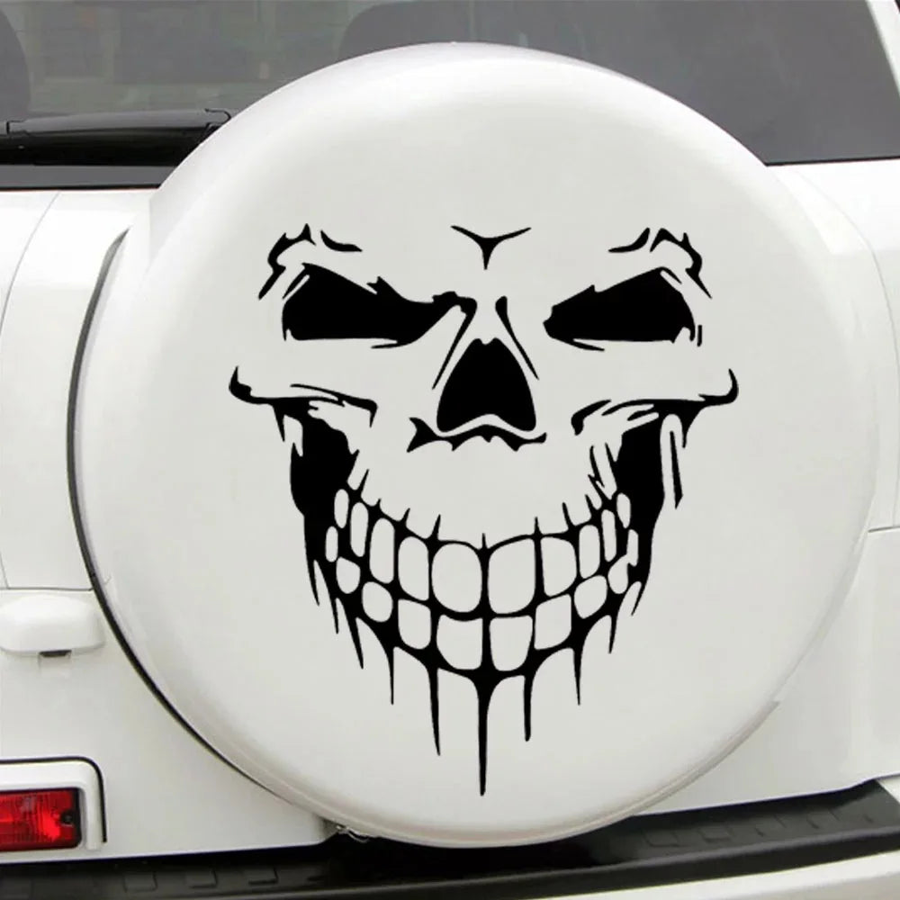 Car Sticker Skull Decal Horrific Skeleton Vinyl Removable Waterproof Auto Styling Accessories