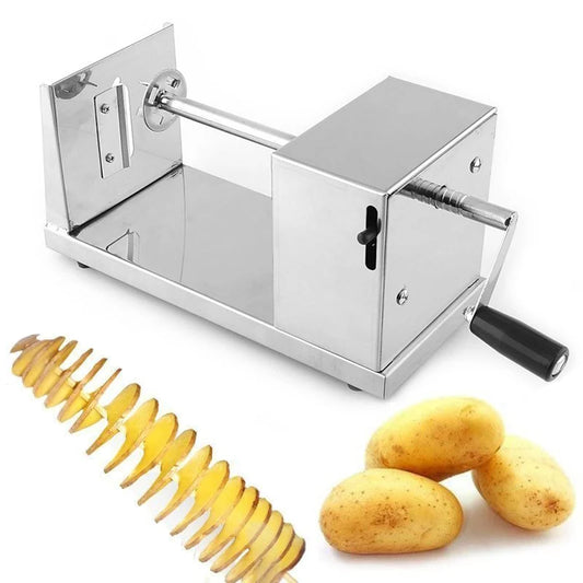 Spiral Tornado Potato Cutter Manual Vegetable and Fruit Slicer