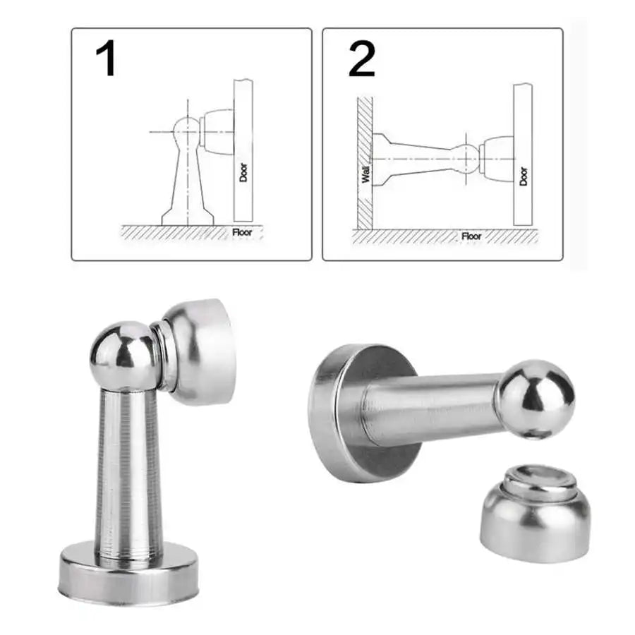 Magnetic Stainless Steel Door Stopper for Strong Support