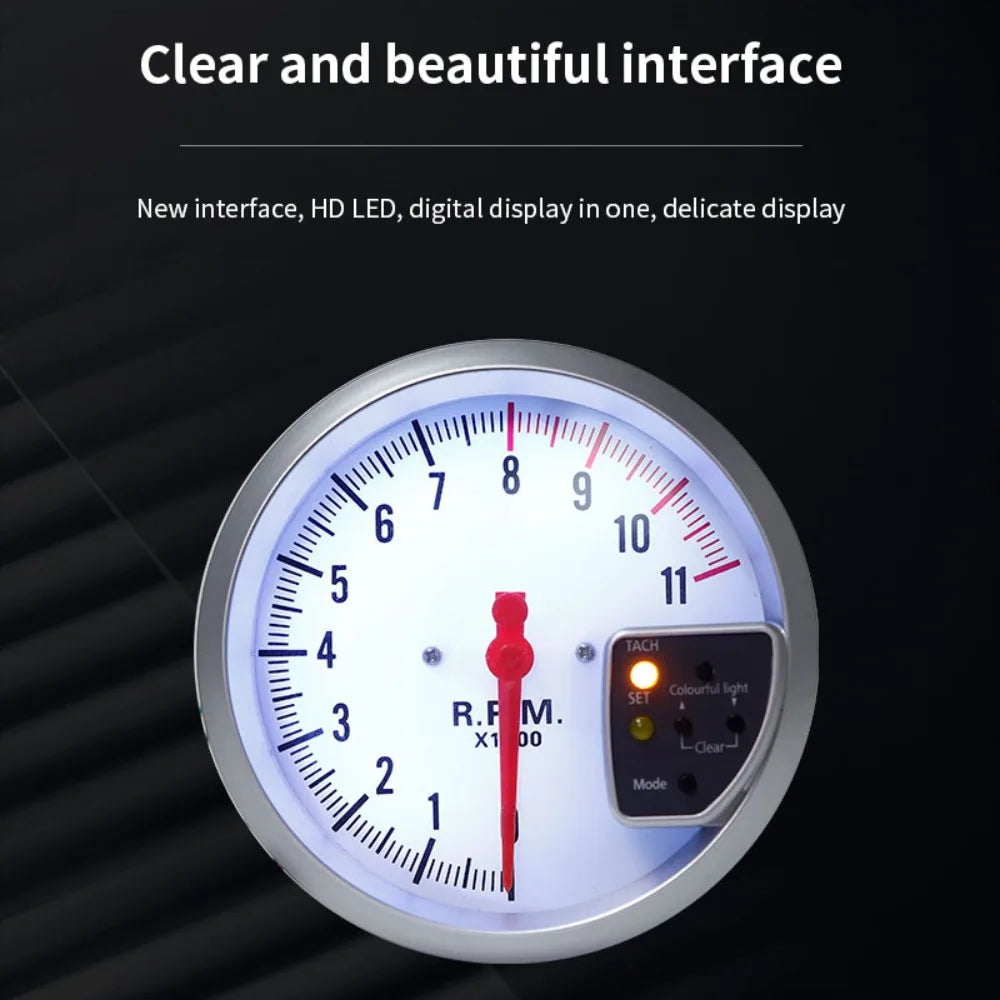 High Performance LED Digital Tachometer for Racing Cars