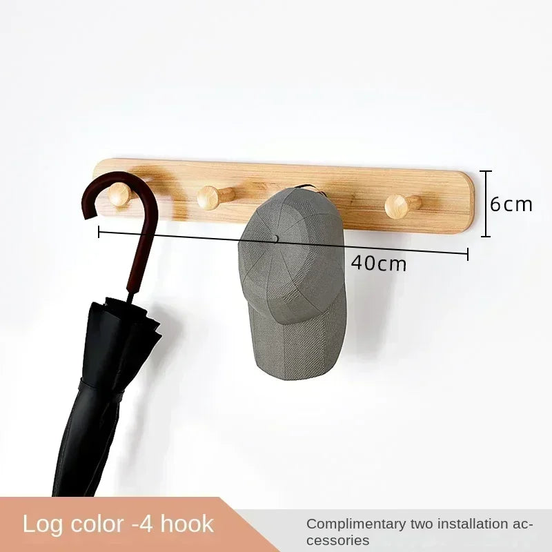 Oeny Multifunctional Coat Rack With Wall Hooks And Shelving