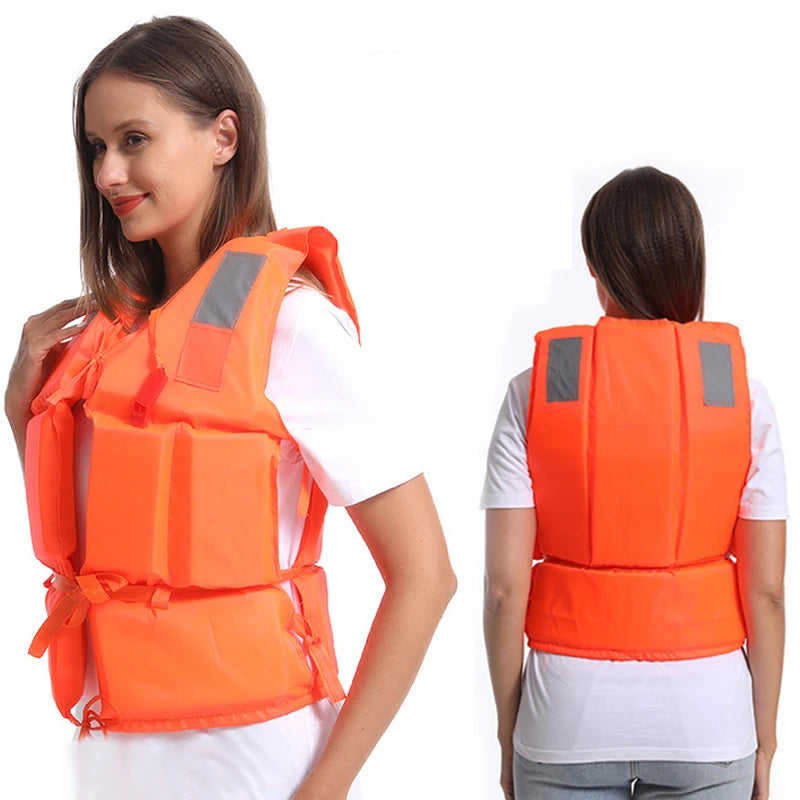 GUOMUZI Youth Life Jacket Universal Buoyancy Vest for Water Sports
