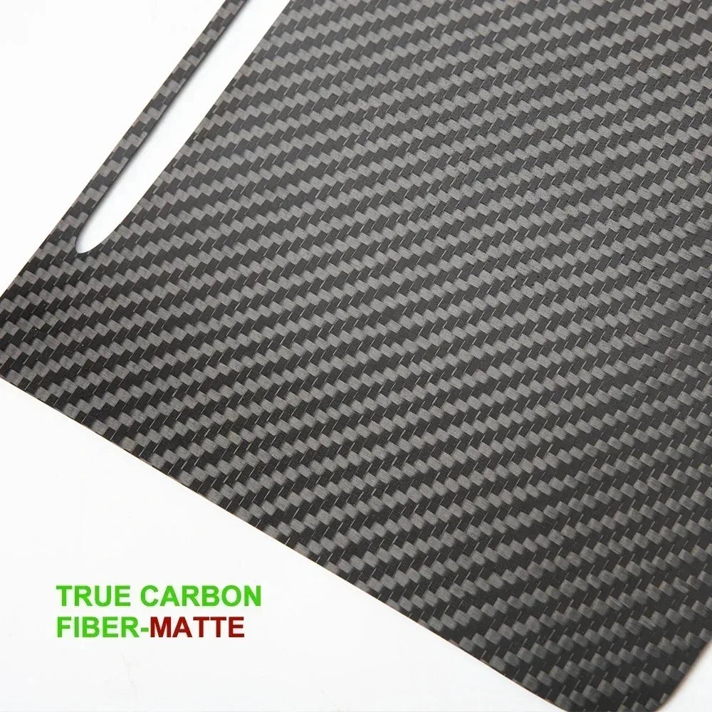 Carbon Fiber Center Console Cover For Tesla Model 3 Y