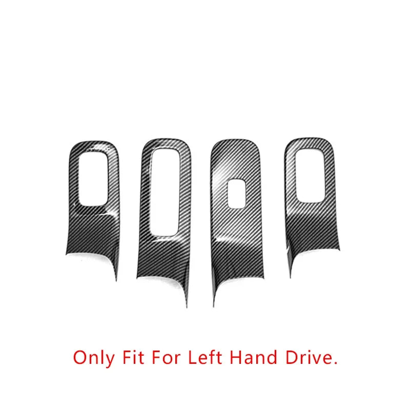 Carbon Fiber Window Lift Panel Cover for Mercedes Benz S Class