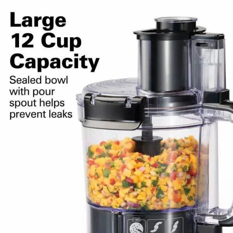 Hamilton Beach Stack and Snap Food Processor for Effortless Meal Prep