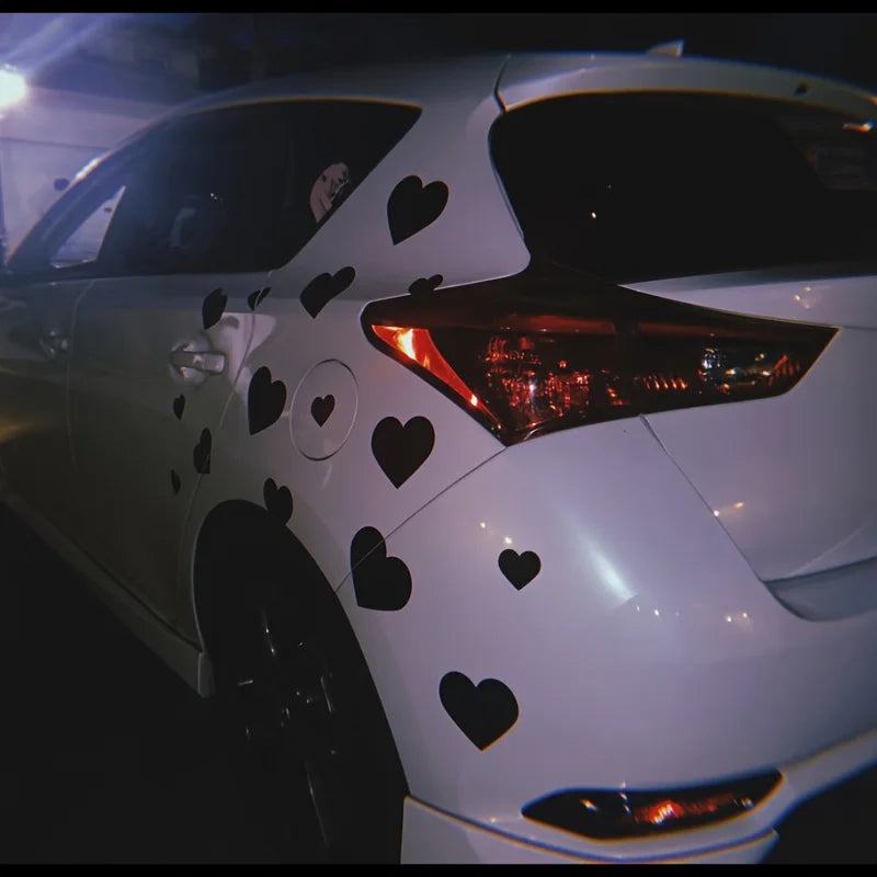 Choice Hearts Car Stickers Self Adhesive Vinyl Decals