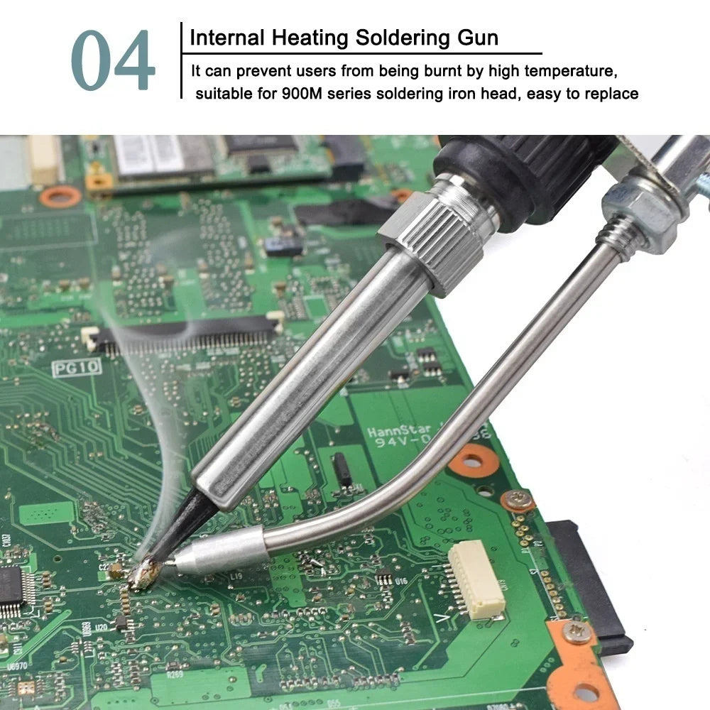 Stonego Hand Held Internal Heating Soldering Iron Automatic Tin Gun Soldering Station Welding Repair Tool 110V 220V