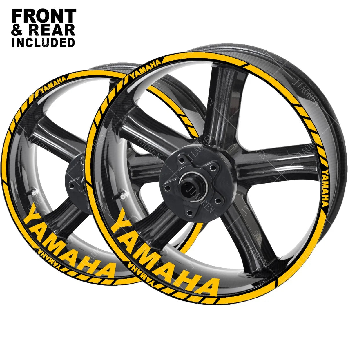 Yamaha Wheel Logo Sticker Rim Decal Vinyl Set Kit Pro