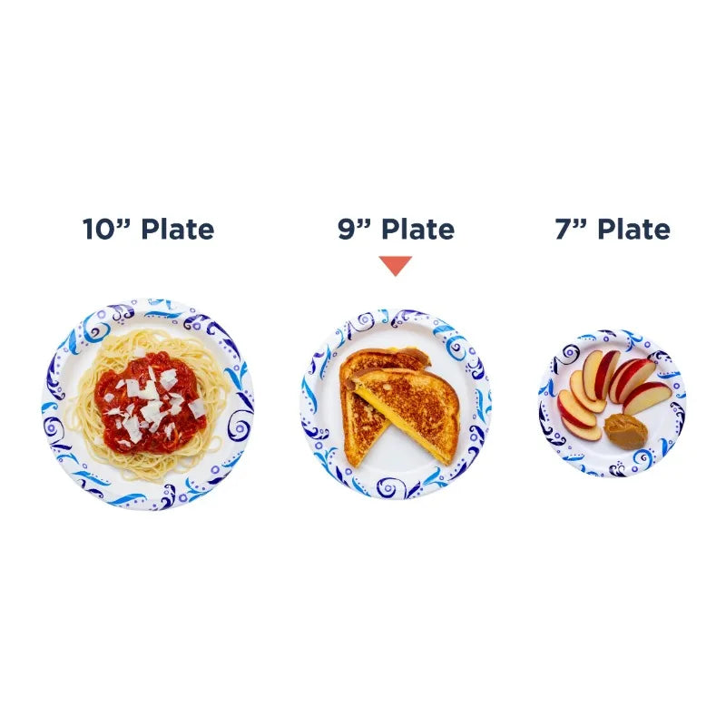 Everyday Disposable Paper Plates for Parties and Events