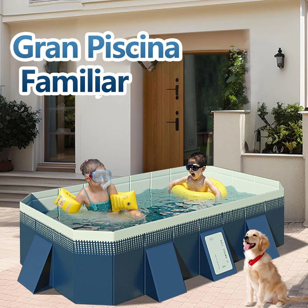 Family Pool Foldable Outdoor Swimming Pool for Summer Fun