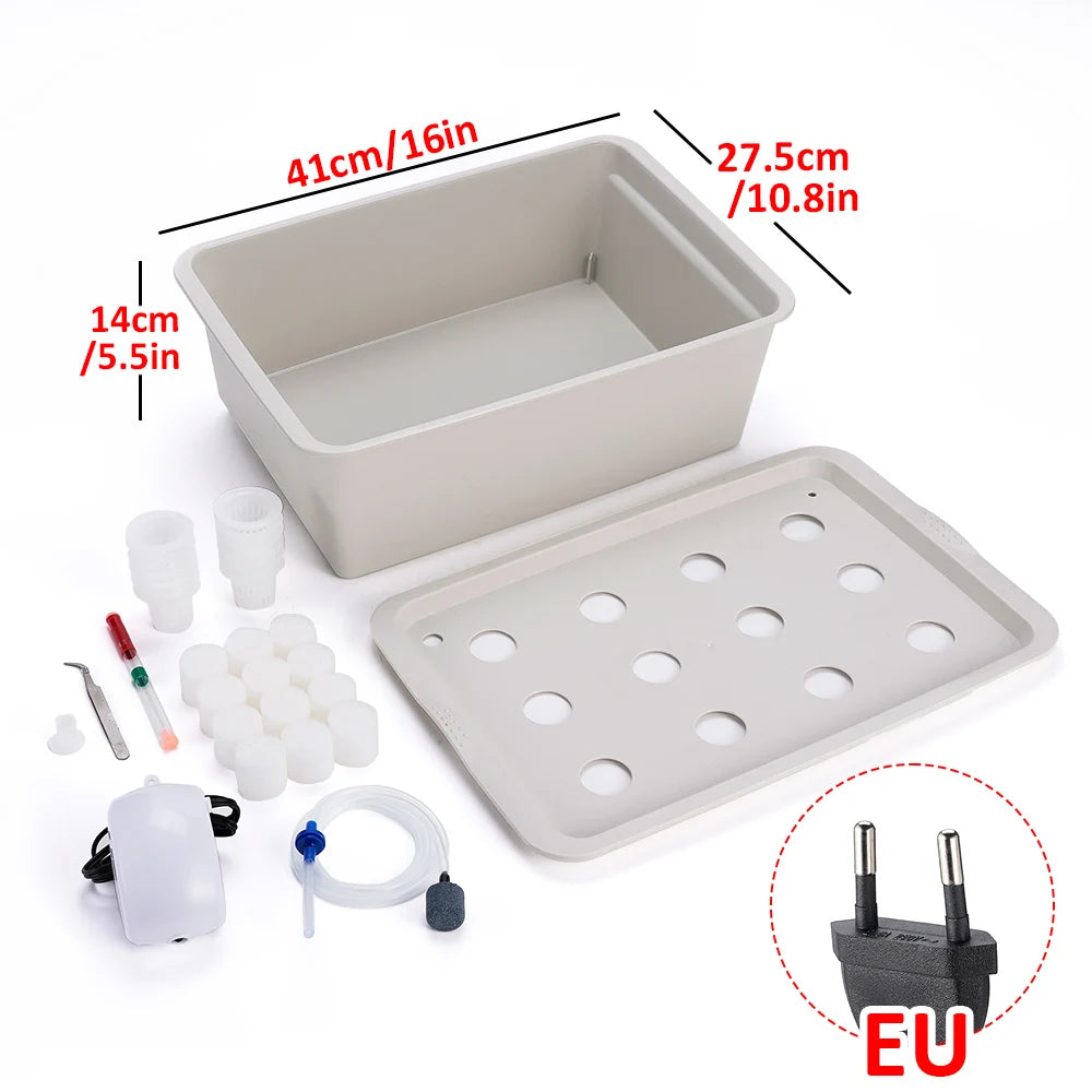 Hydroponic Grow Kit for Easy Vegetable Gardening and Cultivation