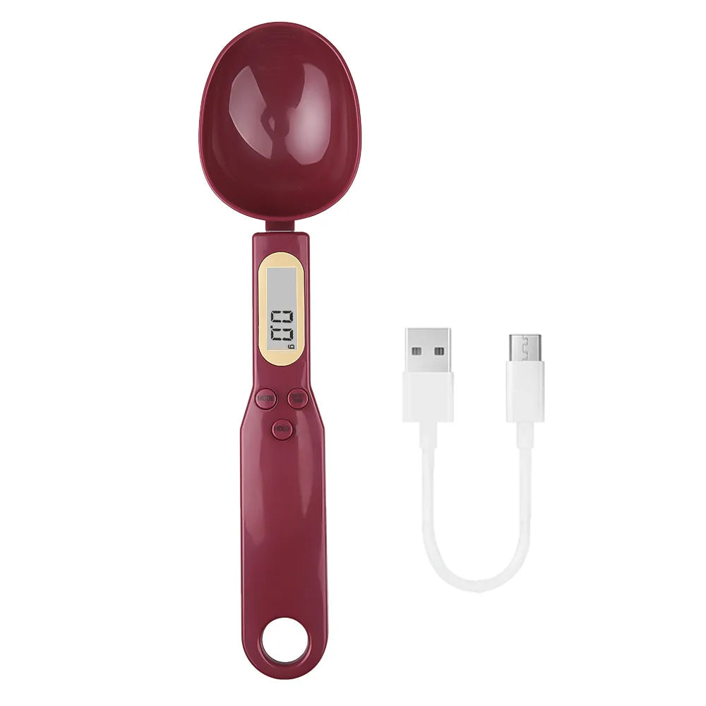 USB Rechargeable Digital Kitchen Scale with LCD Display