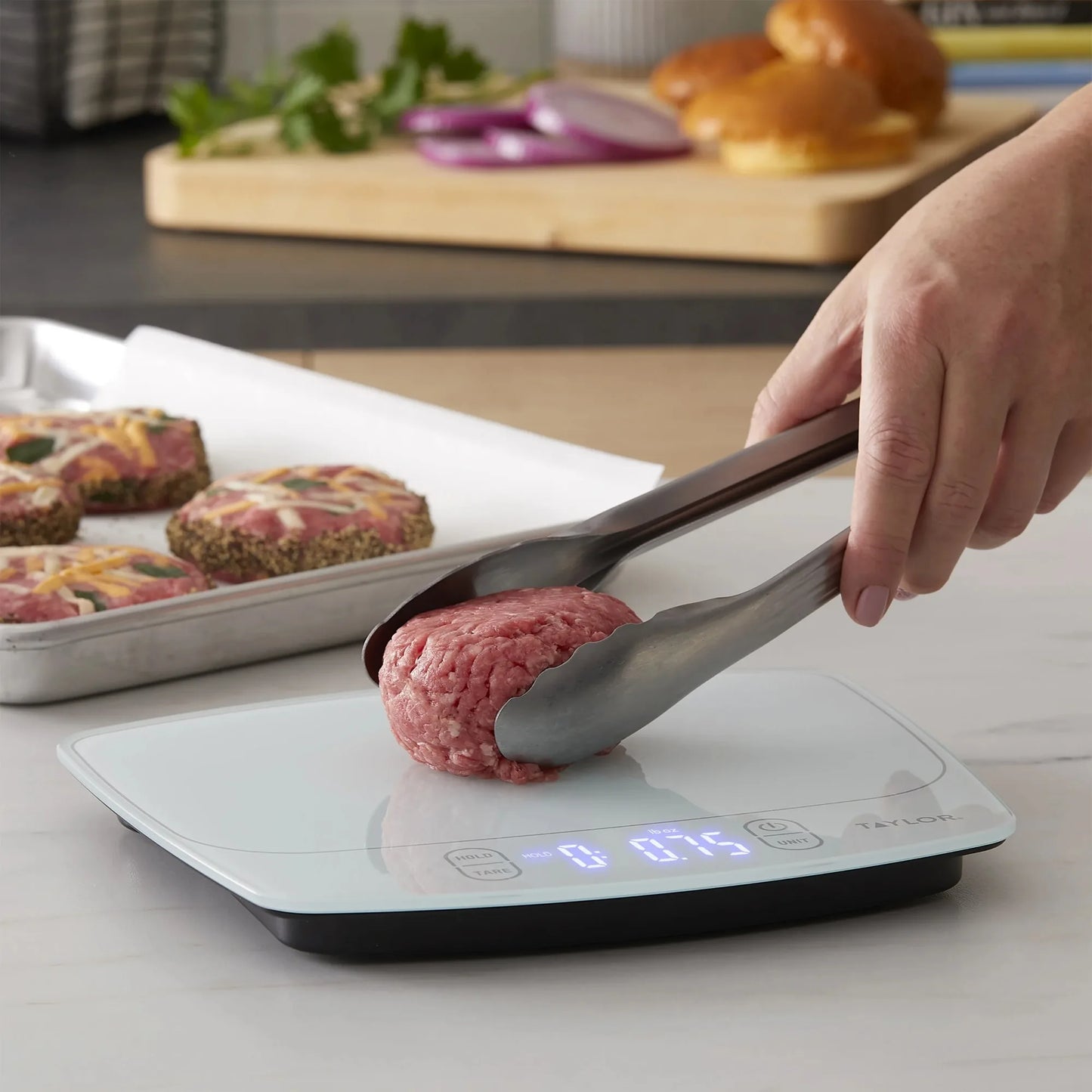 Waterproof Digital Kitchen Scale for Cooking and Meal Prep