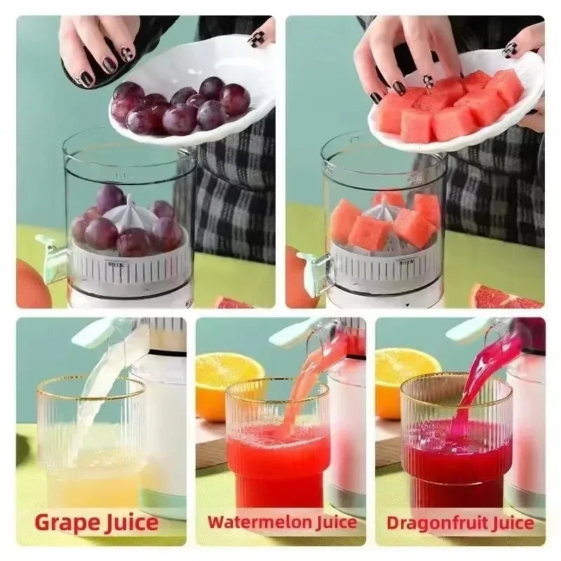 Portable Automatic Fruit Juicer with Residue Separation Technology